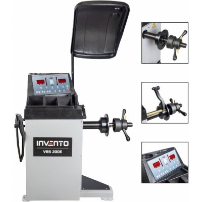 Vyvažovačka kol osobních vozidel poloautomat Invento VBS 200E, Invento KON-INVBS200E | Zboží Auto