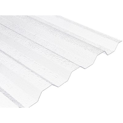 Palram Trapézový polykarbonát 76/18 hrubá struktura 1,06 x 2 m čirý – Zbozi.Blesk.cz