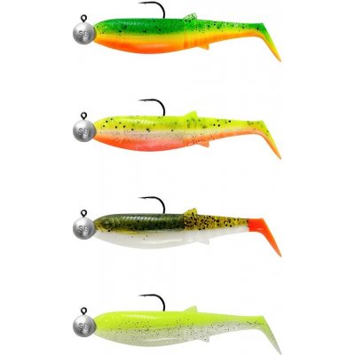 Savage Gear Cannibal Shad Darkwater Set 8cm 5+7,5g 4ks – Zboží Mobilmania