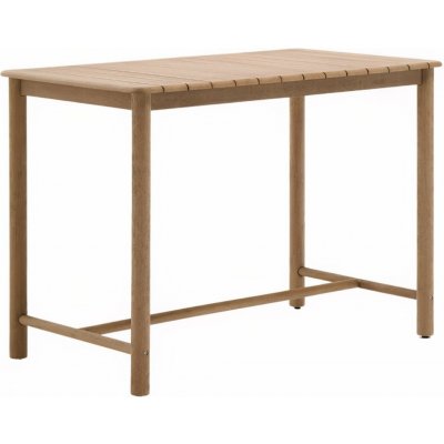 Kave Home Sori 138 x 78 cm Dřevěný zahradní barový stůl – Hledejceny.cz