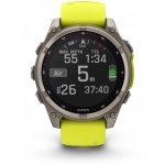 Garmin Fenix 8 47mm Sapphire Solar Titanium Bright Yellow/Graphite 010-02906-21 – Zboží Živě