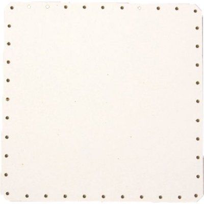 sololak bílý čtver.19x19cm s otvory 22B1919C – Zboží Dáma