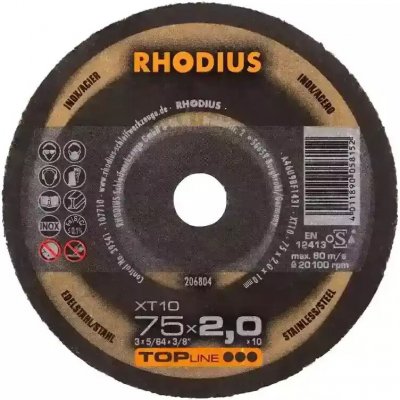 Rhodius Řezný kotouč 75 x 2,0 x 10,0 mm 206804 – Hledejceny.cz