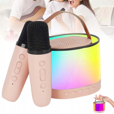 KARAOKE SADA PRO DĚTI KARAOKE STROJ S 5 LED EFEKTY A BLUETOOTH – Zboží Dáma