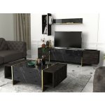Kalune Design Veyron hnědá mramor zlatá II – Zboží Dáma