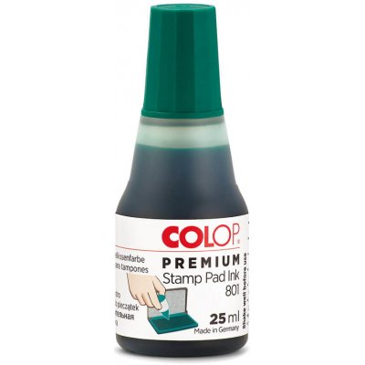 Colop Razítková barva 801 Premium zelená 25 ml – Zboží Mobilmania