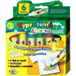 Vypratelné fixy na textil 6 ks – Zboží Dáma