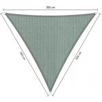 Lazy Momo Shadow 3 x 3 x 3 m country modrá – Zboží Dáma