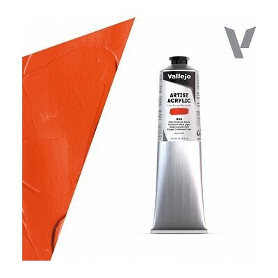 Vallejo Artist akrylová barva 200 ml 806 cadmium red light – Hledejceny.cz