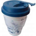 Český porcelán Dubí Cibulák Pohárek TO GO M s víčkem a páskou 11,5x8,9cm 310 ml – Sleviste.cz