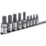 Tona Expert Sada 1/4" a 3/8" zástrčných 6hranných hlavic, 9 dílů - E034802T – Hledejceny.cz