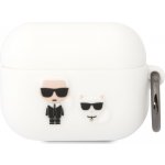 Karl Lagerfeld and Choupette Liquid Silicone Apple AirPods Pro KLACAPSILKCW – Zboží Živě