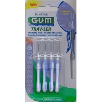 GUM Trav-Ler mezizubní kartáčky 0,6 mm 4 ks