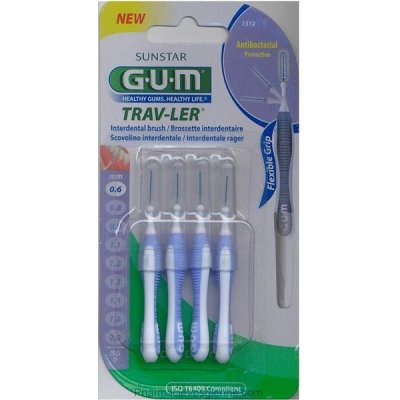 GUM Trav-Ler mezizubní kartáčky 0,6 mm 4 ks