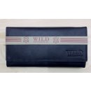 Wild Fashion4u Dámská kožená peněženka velká black MD 1756