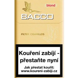 Bacco filter blond cigarillos 17 ks