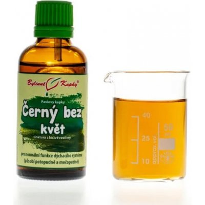 Bylinné kapky tinktura Černý bez květ 50 ml – Hledejceny.cz