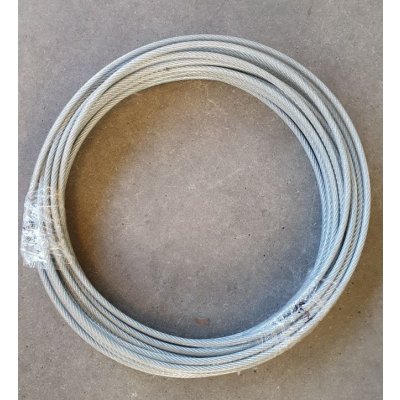 Ocelové lano potažené PVC ø 5 / 7 mm – Zboží Mobilmania