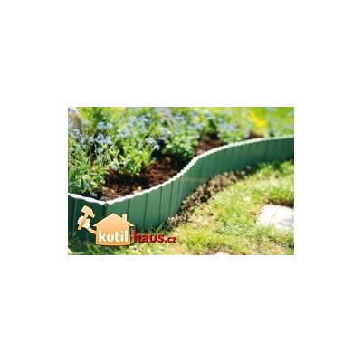 Zahradní obrubník lem trávníku garden fence 5,9m - hnědá – Hledejceny.cz