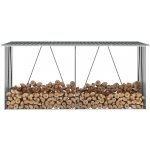 VidaXL Pozinkovaná ocel 330 x 84 x 152 cm antracit – Zboží Dáma