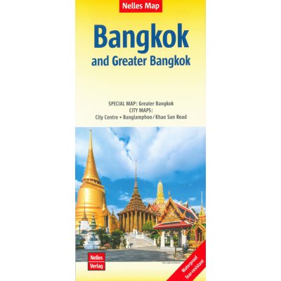 Nelles Map Landkarte Bangkok and Greater Bangkok