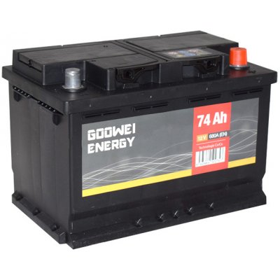 GOOWEI ENERGY 12V 74Ah 680A GE74 – Sleviste.cz