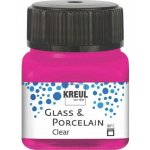 Kreul Barva na sklo a porcelán clear 20 ml RŮŽOVÁ – Hledejceny.cz