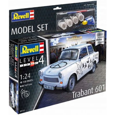 Revell Plastic ModelKit auto 07713 Trabant 601S Builder's Choice 1:24 – Zbozi.Blesk.cz