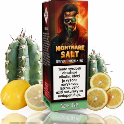 Nightmare Salt - Cactus Lemon 10 ml 18 mg – Zboží Mobilmania