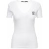 Dámská Trička Karl Lagerfeld dámské tričko s logem bílé