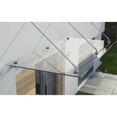 Fisher Olymp skleněná pískovaná 250x90 cm – Zboží Mobilmania