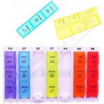 American Way Dávkovač na léky 21box 20,8 × 12,5 × 2,5 cm – Zboží Dáma