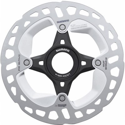 SHIMANO brzdový kotuč XT RTMT800 center lock 140 mm pro Ice tech + lock ring – Zboží Dáma