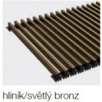 Korado Koraflex PM 34 x 250 cm Hliník/Bronz světlý – Hledejceny.cz