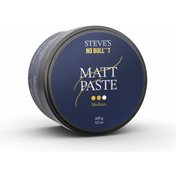 Steve's NO BULL***T Company Matující pasta na vlasy střední 100 g