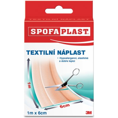 3M Spofaplast 154 textilní náplast rychloobvaz 6 cm x 1 m