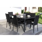 Nábytek Texim Set Viking L + 4x židle PARIS + 1x Paris ratan lavice – Hledejceny.cz
