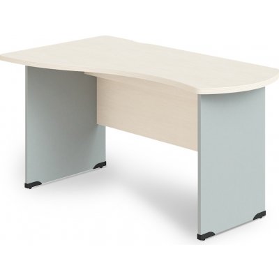Lenza Rohový stůl Manager, levý 140 x 80 cm, akát světlý