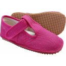 Beda barefoot bačkory růžová třpytka zúžené BF 060010 W 02