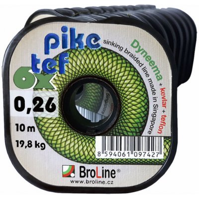 Broline Pike tef 10m 0,14mm 10,6kg – Zboží Dáma