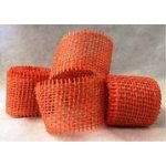 Jutová stuha 4cm x 3m - oranžová 1ks – Zboží Mobilmania