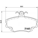 Sada brzdových destiček, kotoučová brzda BREMBO P 68 038 – Zbozi.Blesk.cz