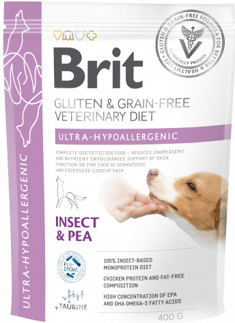 Brit Veterinary Diet Dog Grain Free Ultra-Hypoallergenic Dog 400 g
