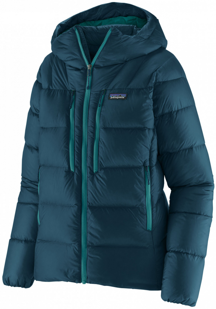 Patagonia Fitz Roy Down Hoody Women modrá