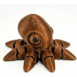 Svíčkománie3D Flexi 3D miniaturka chobotnice z 3D tiskárny Hnědá pastelová – Hledejceny.cz