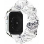 SES Elastický pásek pro chytré hodinky Apple Watch 45 mm 7.série - bílo černý 9936 – Zboží Mobilmania