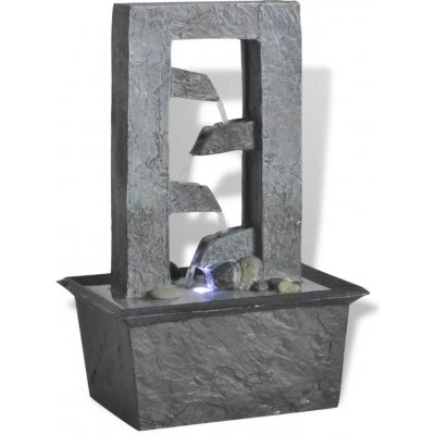 Nabytek XL Interiérová fontánka s LED osvětlením, polyresin – HobbyKompas.cz Nabytek XL Interiérová fontánka s LED osvětlením, polyresin – HobbyKompas.cz