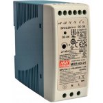 Napájecí zdroj na DIN lištu Mean Well MDR-60-24 spínaný 60 W 24 V 2,5 A – Hledejceny.cz