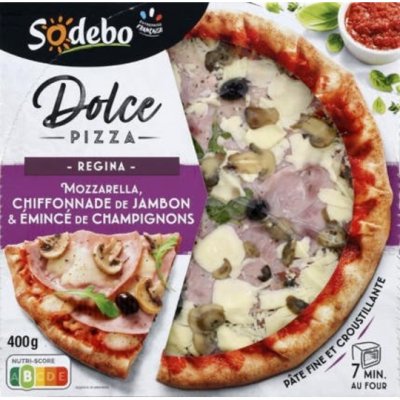 Sodebo Dolce Pizza Regina s šunkou a žampiony 400g – Hledejceny.cz