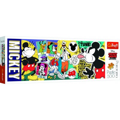 Trefl panorama Legendární Mickey Mouse 29511 500 dílků